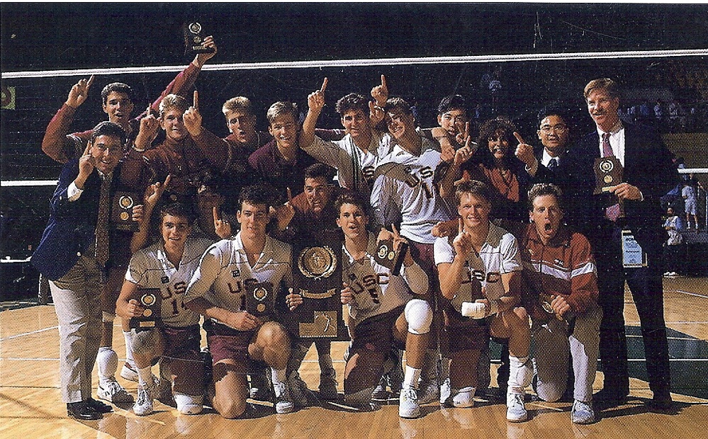 USC NCAA Championship Volleyball Team 1992